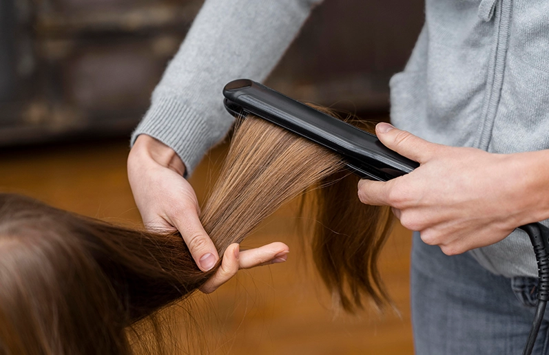 Temporary Hair Straightening (Hair Ironing)